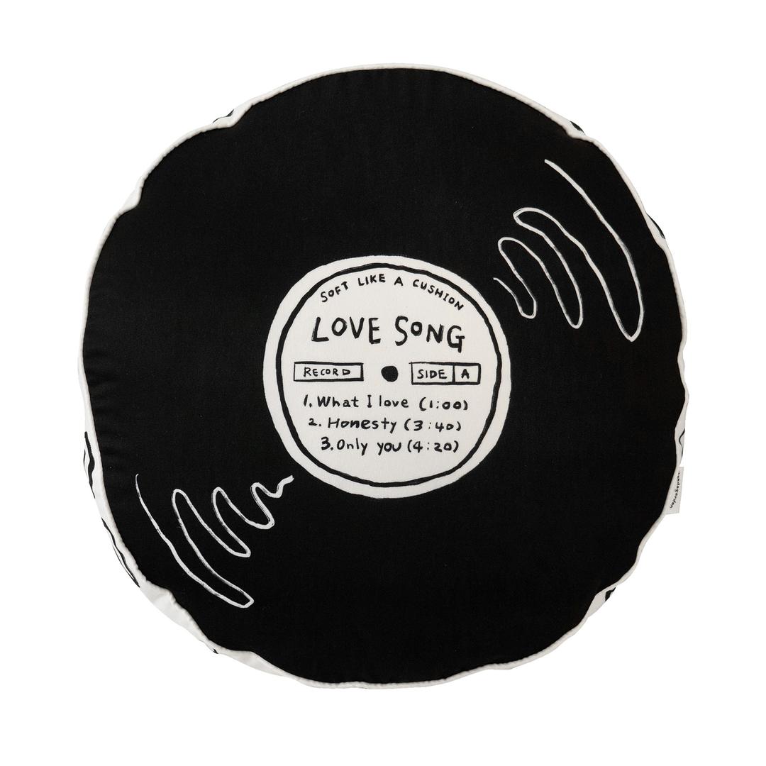 쿠션 Love songs vinyl cushion