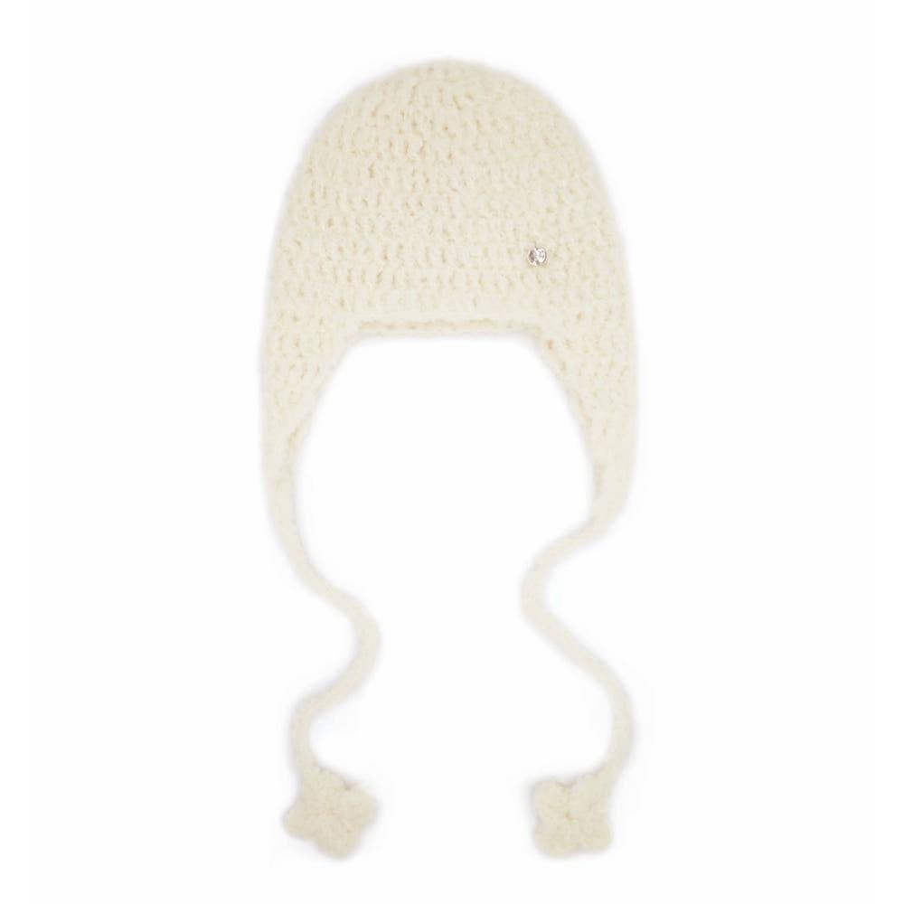 [SSESEB] Clover Alpaca Earflap - Ivory