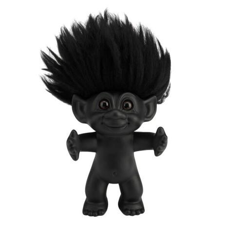 아트박스/굿럭트롤 굿럭트롤 클래식 매트블랙-블랙헤어 12cm