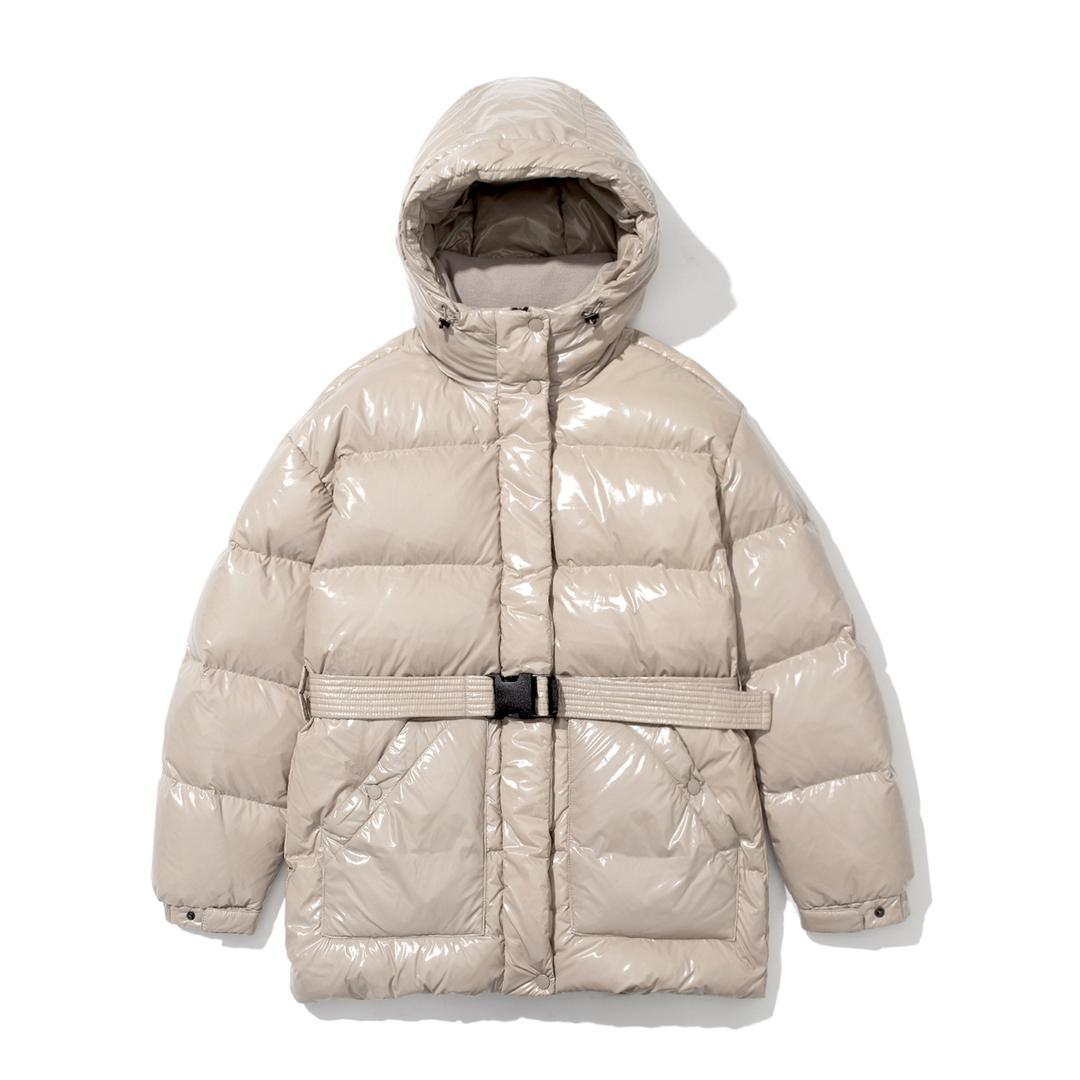 오닉스 벨트 미드 다운 베이지