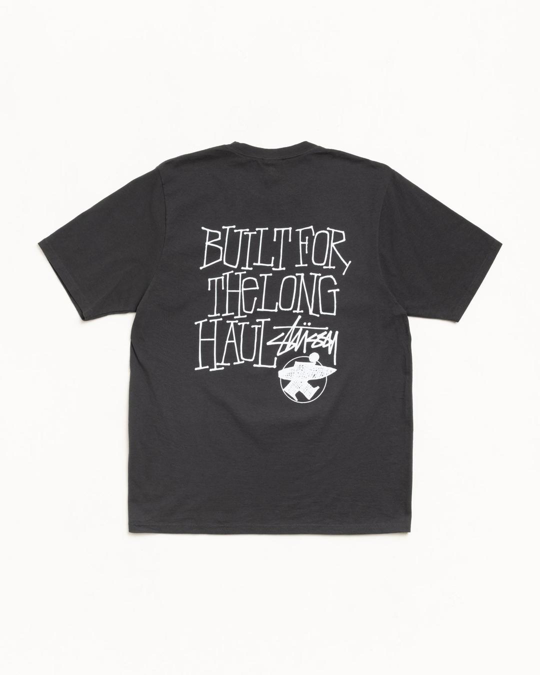 LONG HAUL TEE PIGMENT DYED - Faded Black / L