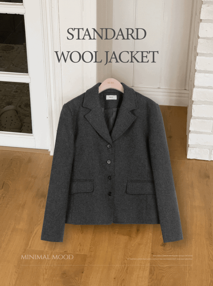 98도씨 [무료배송][NEAH] 토브 스탠다드 울 자켓