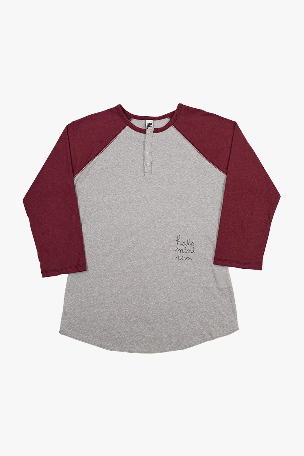 SLIM RAGLAN TEE / BURGUNDY