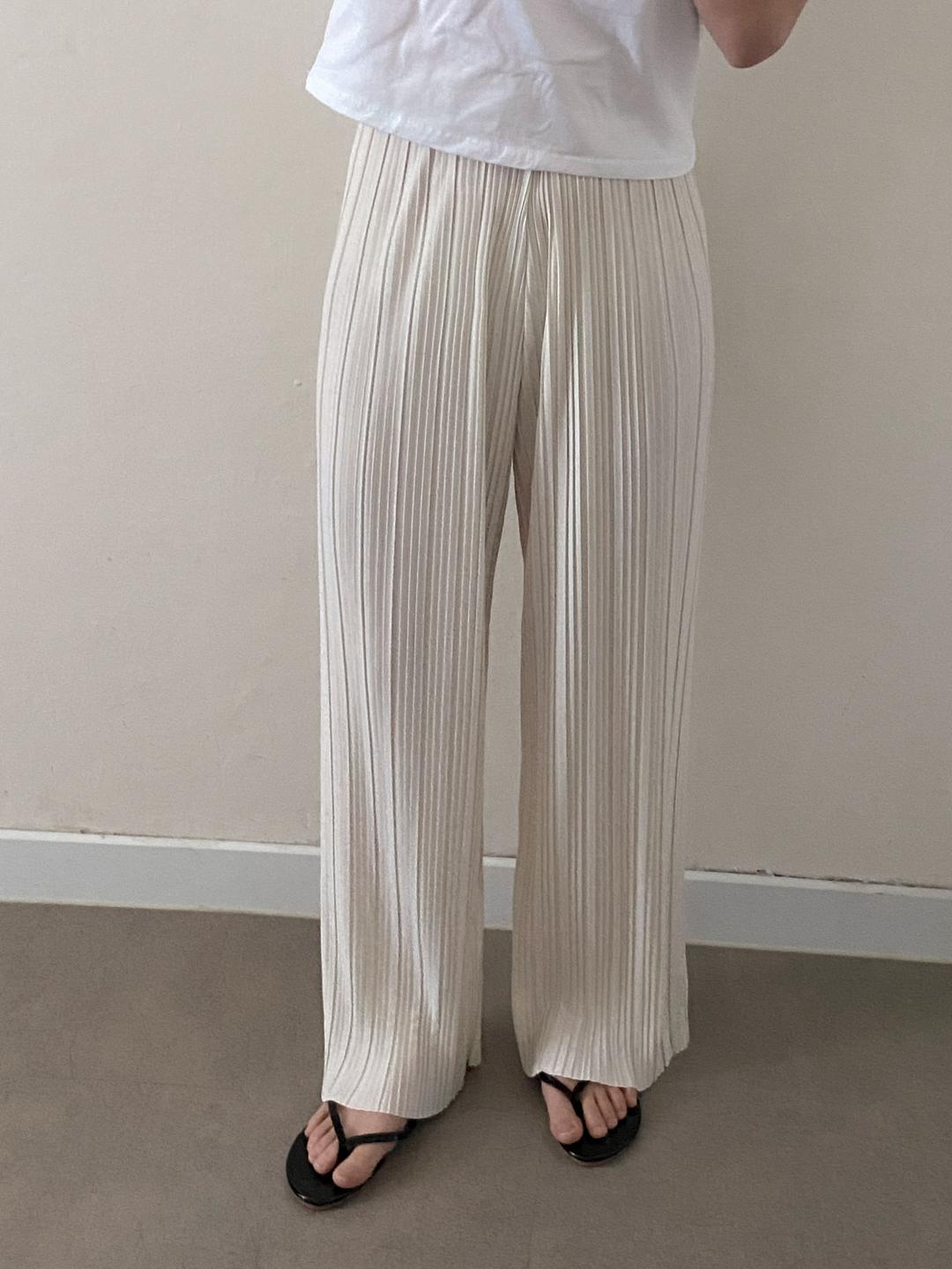 포메이드 워터 플리츠pt (2color)