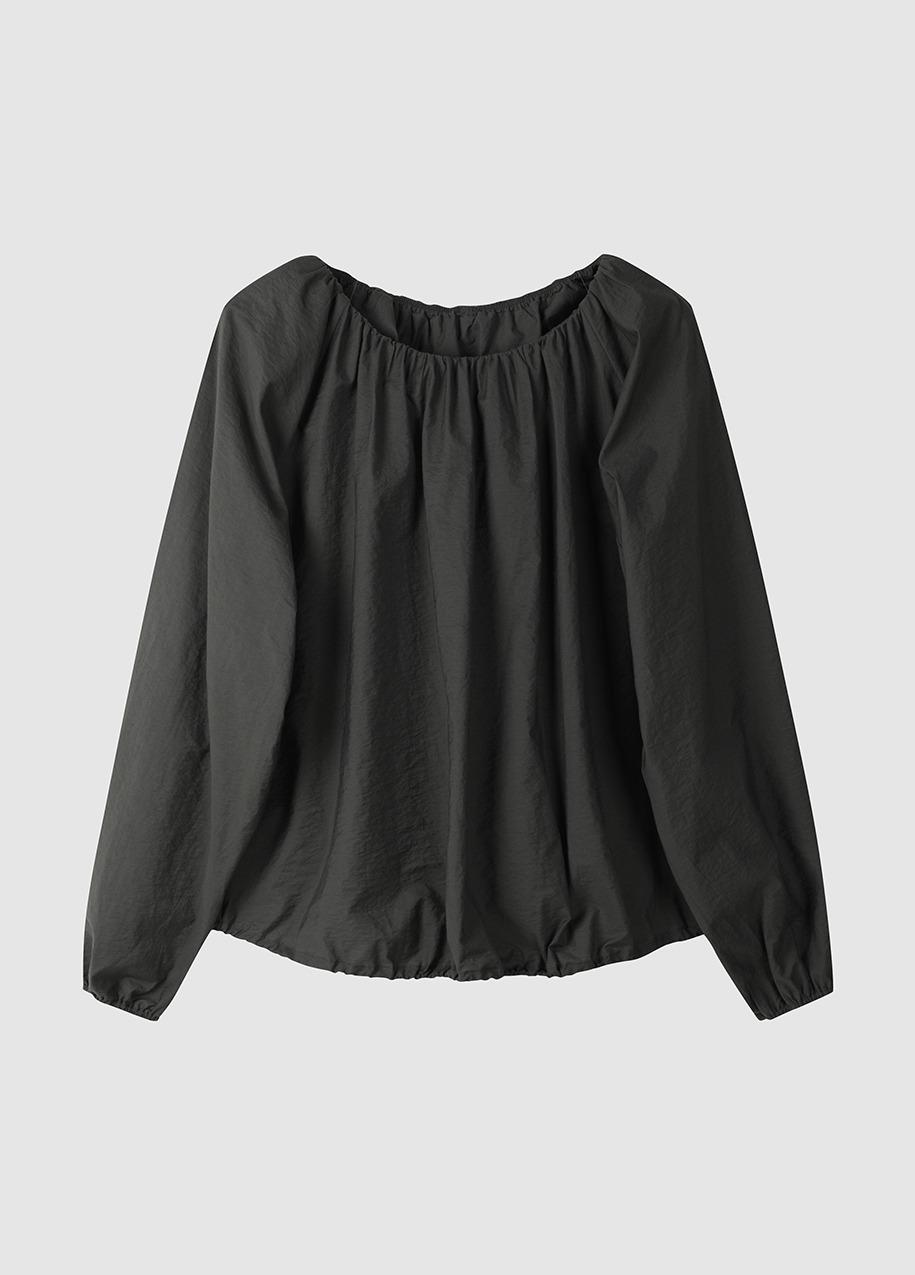 Balloon drape blouse