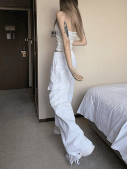 Uncheek Wide Cargo Pants (2color)