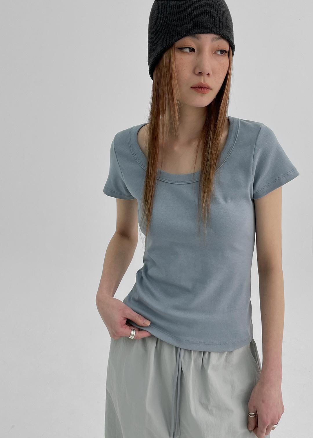 블랙업 [9천장판매] [MADE] 포푸니 유넥 반팔티