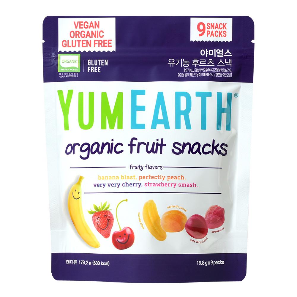[공식수입원] 야미얼스 유기농 후르츠 스낵 젤리 178.2g