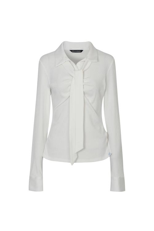 VIVIAN SCARF LOOSE TOP white