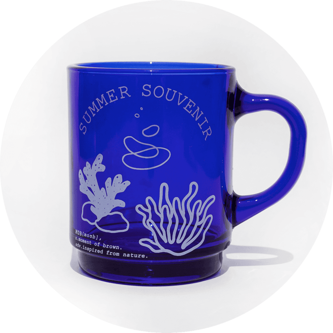 [여름기념품] 산호 글라스 (깊은 바다)