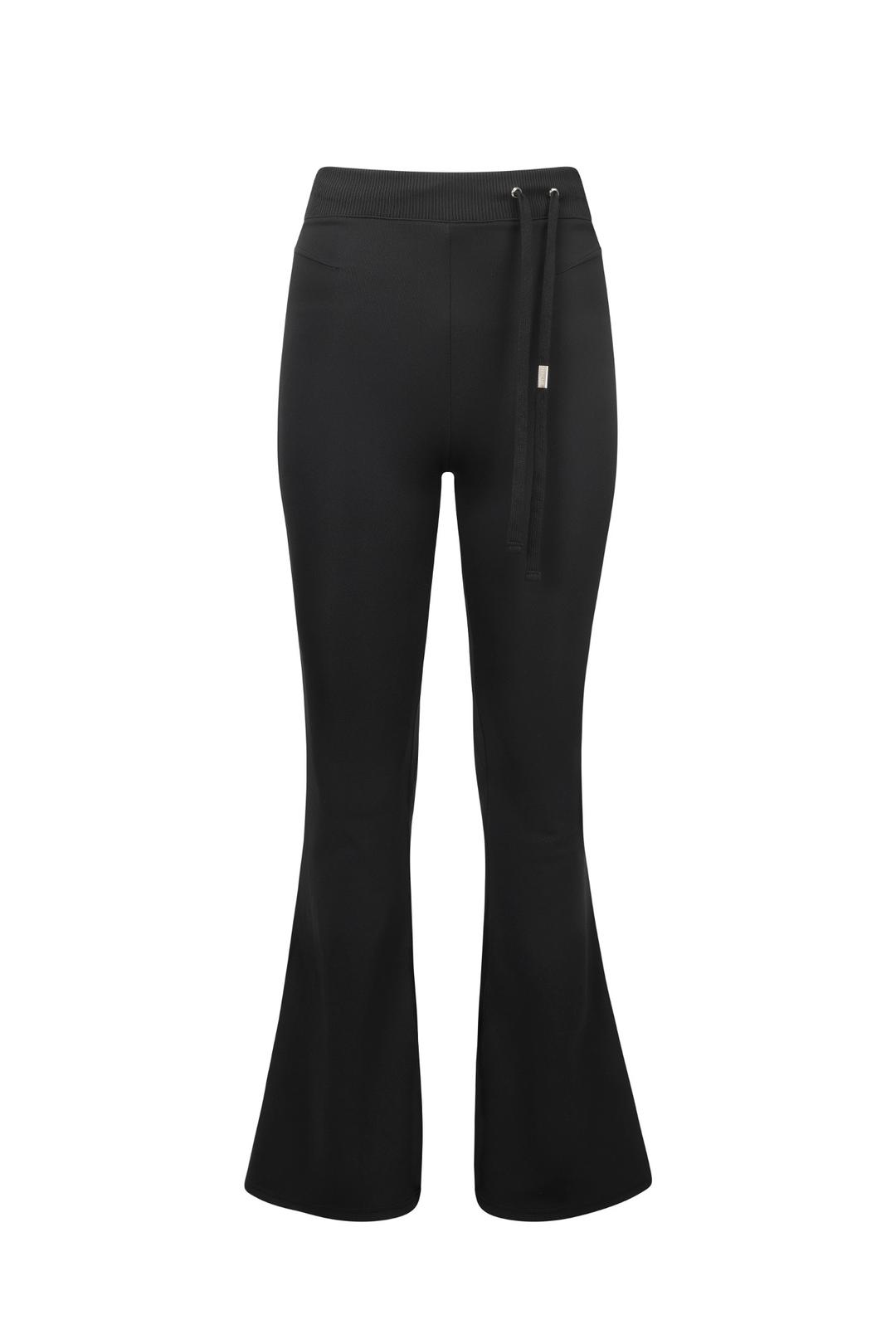 SEAM LINE BOOTCUT PANTS BLACK