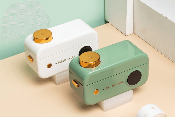 휴대용 미니 와이드 프리미엄 라벨프린터 미모 D50