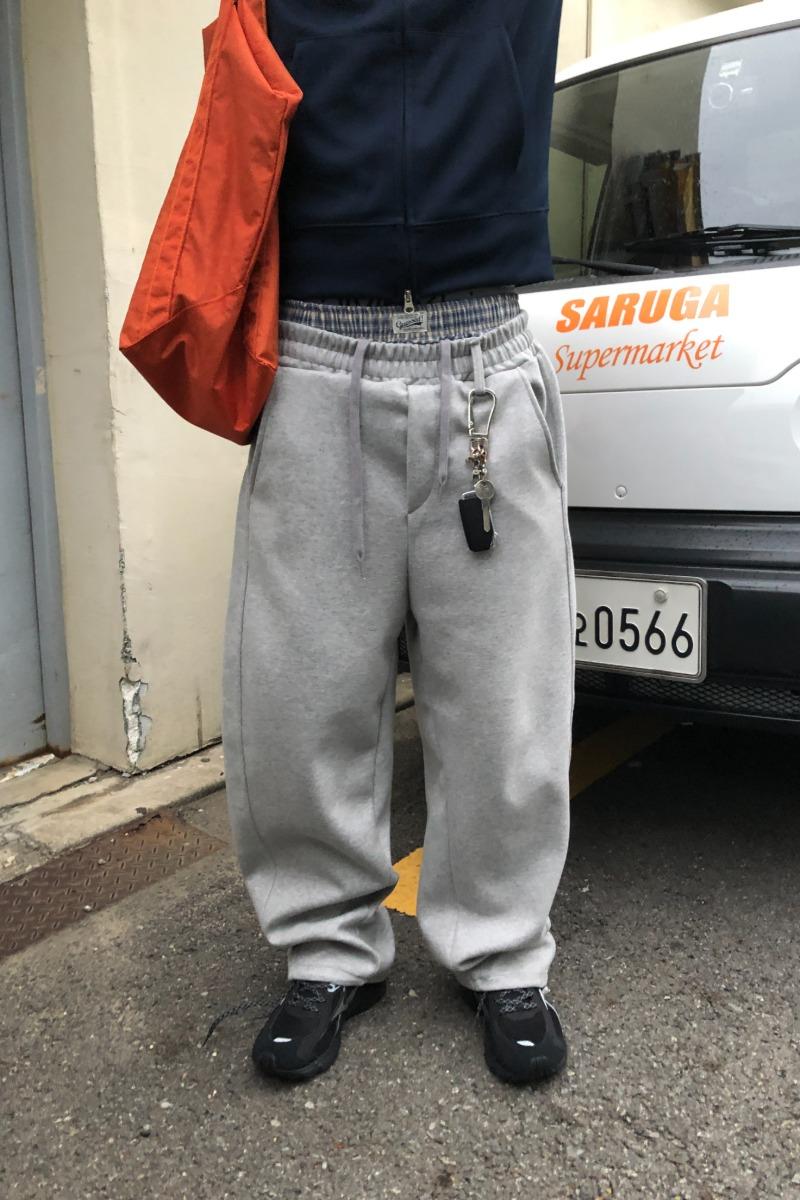 Trunk sagging sweat (2color)      (레이어드포함)