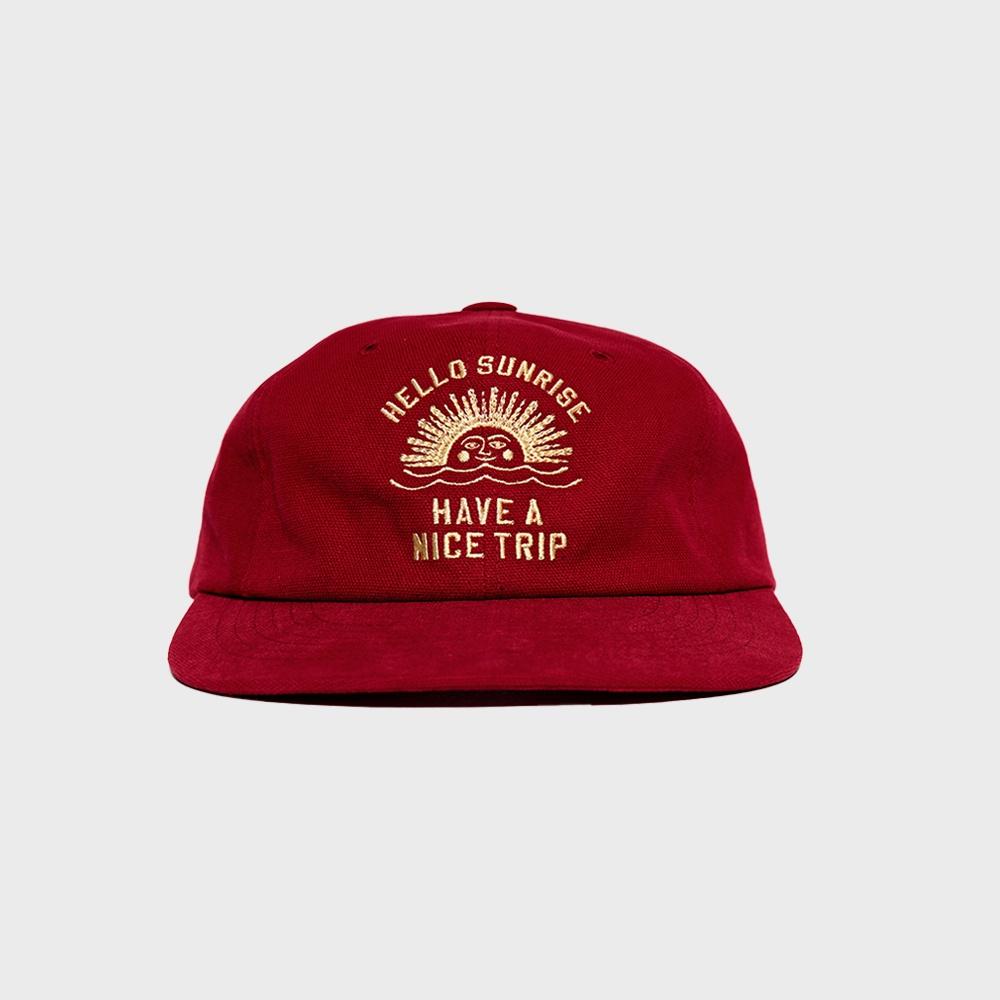 HS VTG Arch Logo Relaxed Fit Cap_Red