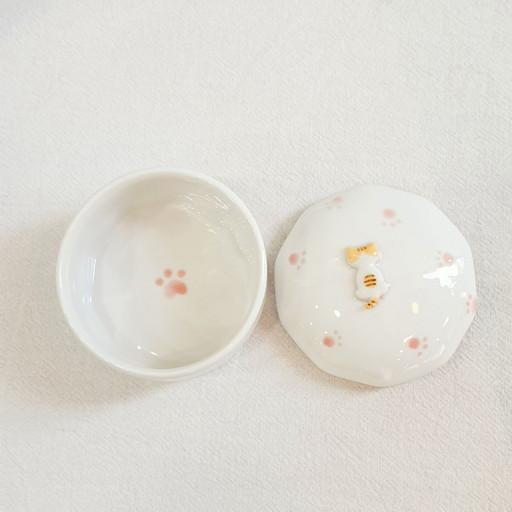 커스텀 고양이 발자국 보석함 도자기소품함