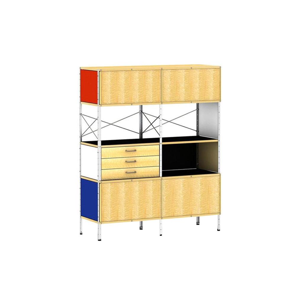 Eames Storage Unit 4x2 (Multi/ Zinc)