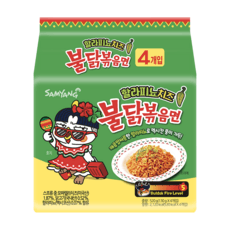 삼양 할라피뇨 치즈 불닭볶음면 130g  4개