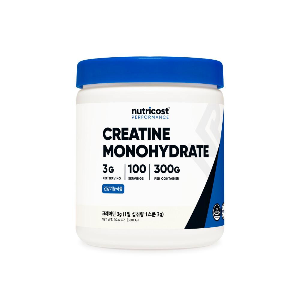 뉴트리코스트 100% 순수 크레아틴 파우더 300g 100회분