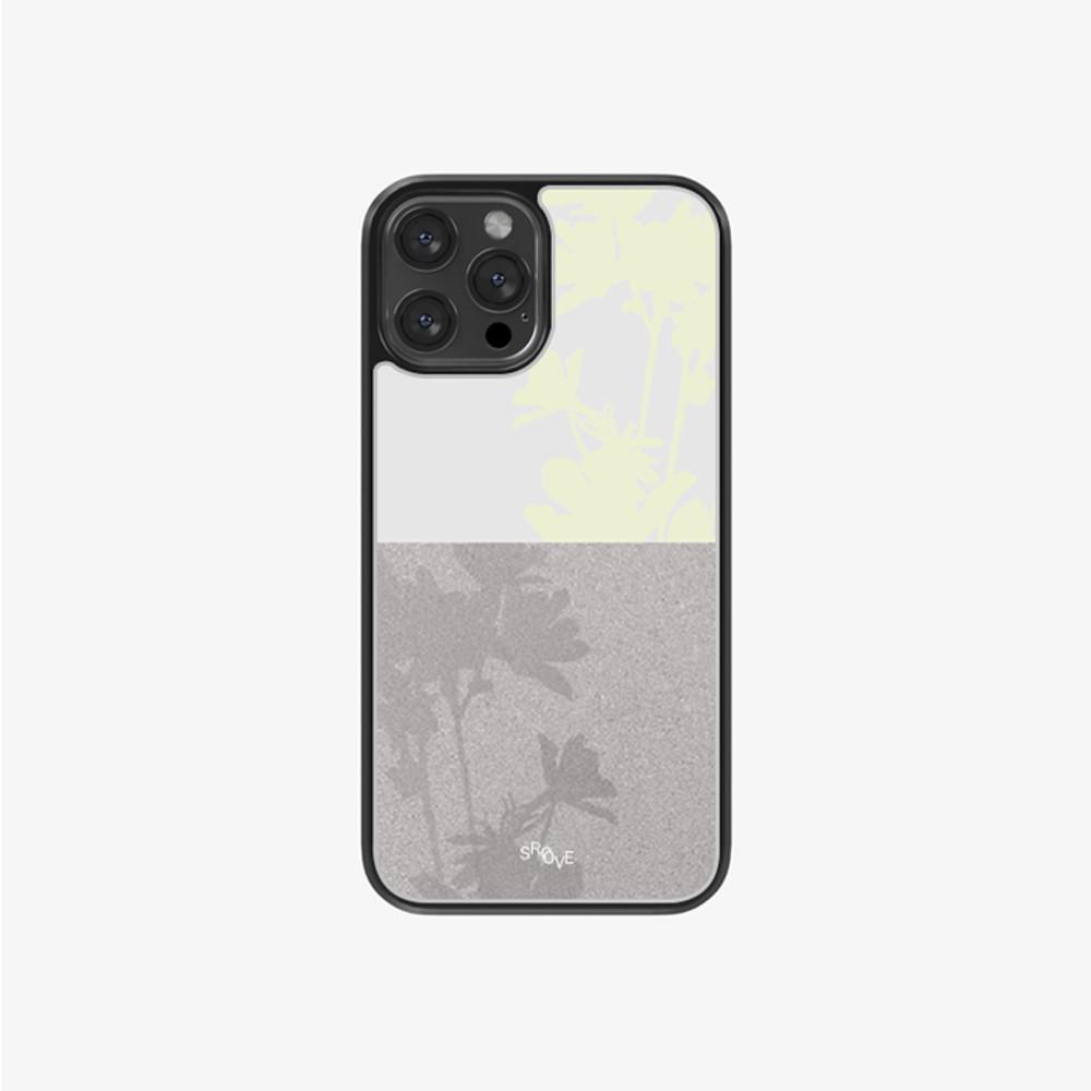 스루브 아이폰케이스 Floral case (Gray)