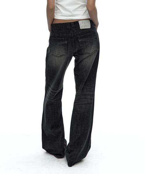 Hotfix Straight Jeans Black