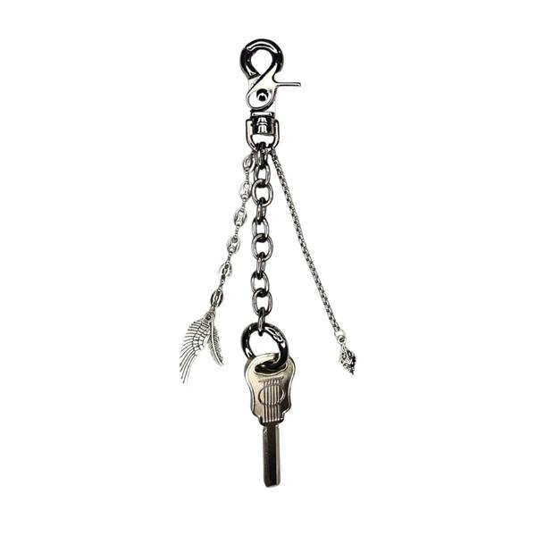 Music and Wing Keyring