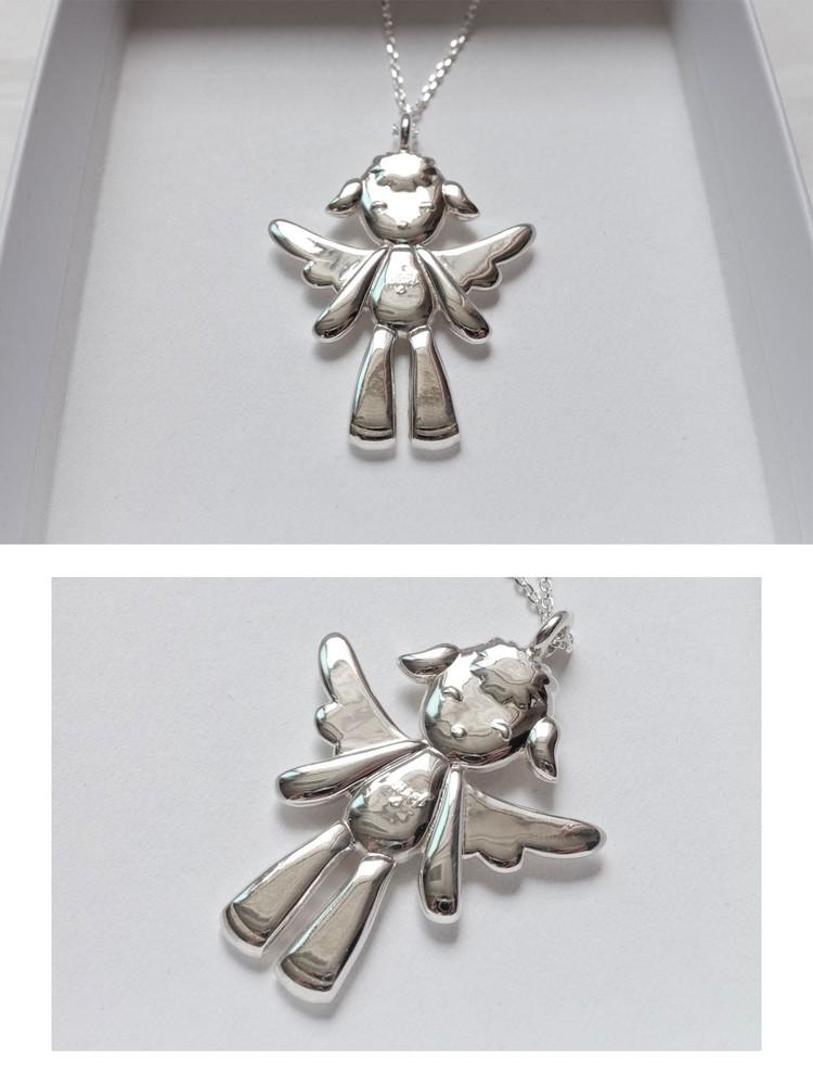 Angel Necklace (92.5 Silver)