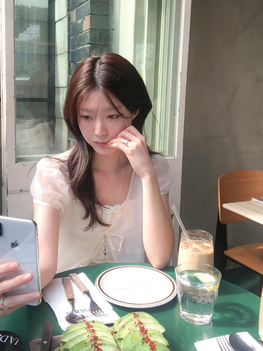 르보네어 [made] 샤 레이어드 블라우스 bl