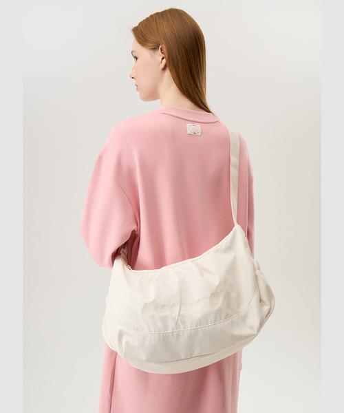 여성 호보 크로스백 아이보리(QP322WBG71)