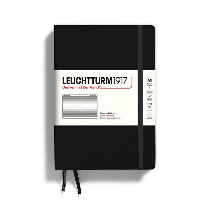 [무료배송] 로이텀 노트 하드커버 A5 블랙 (라인, 무지, 모눈, 도트)