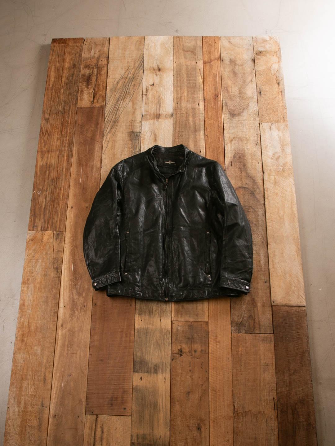 Single Leather Rider Jacket 00750