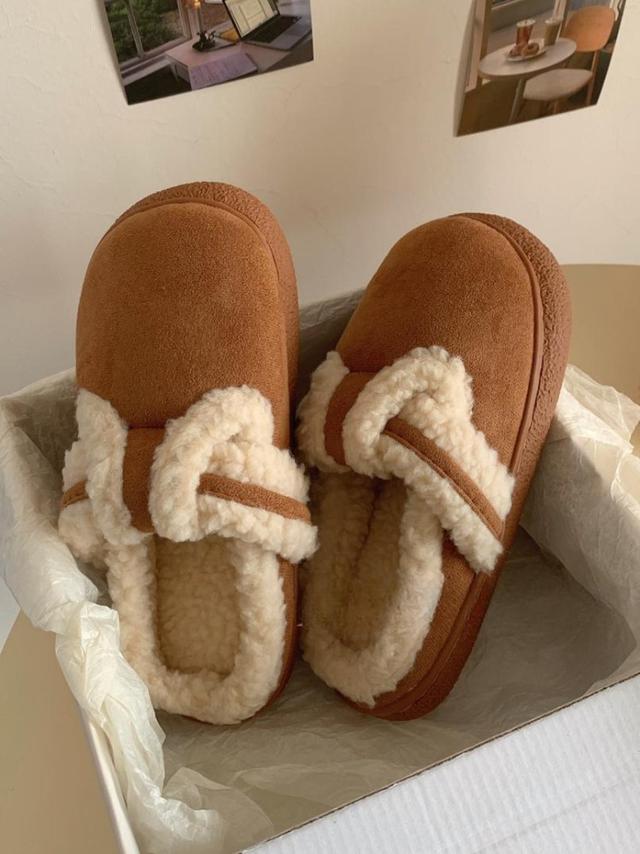수심 Bruma Slippers(4 color) 브루마 털 슬리퍼 퍼 양털 겨울 스웨이드