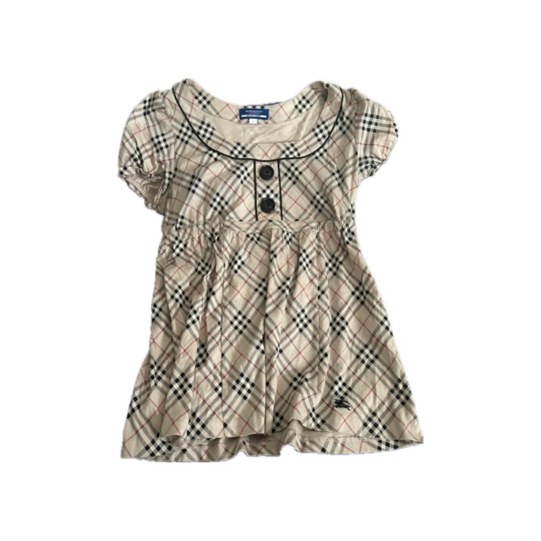 Burberry blue label チェックトップス