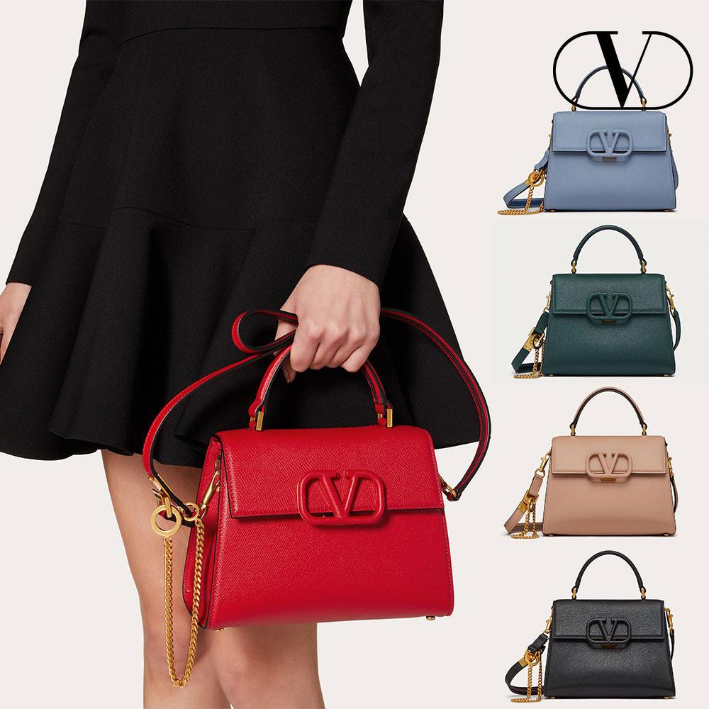 발렌티노 토트 숄더 핸드백 스몰 브이슬링 ZW2B0F53KGWR82