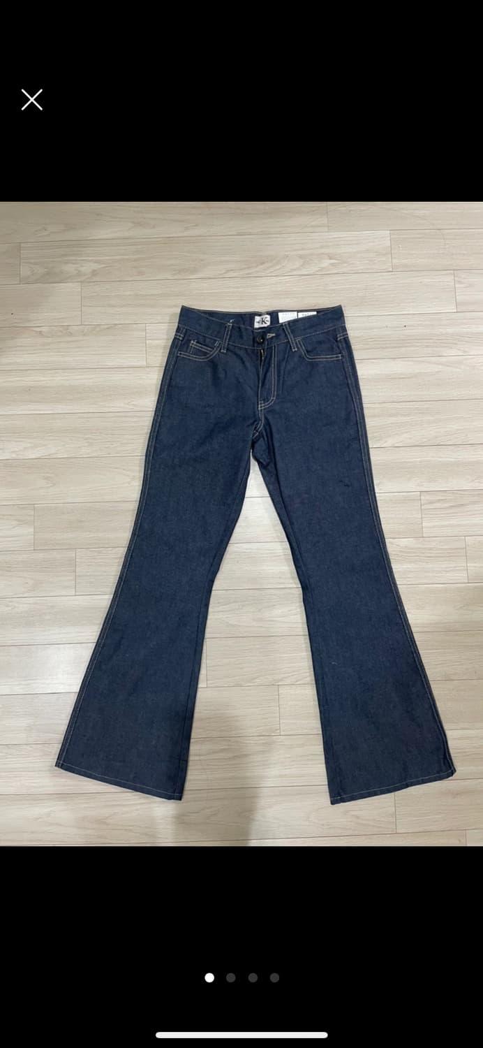 캘빈클라인 로우라이즈 부츠컷 셀비지 진 25 | 후루츠패밀리