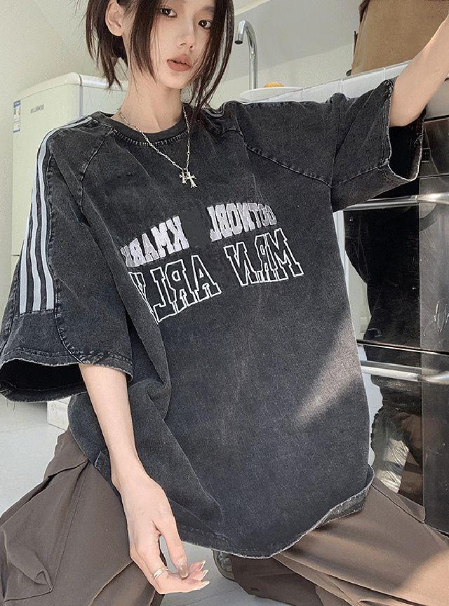 나그랑 피그먼트 워싱 티셔츠