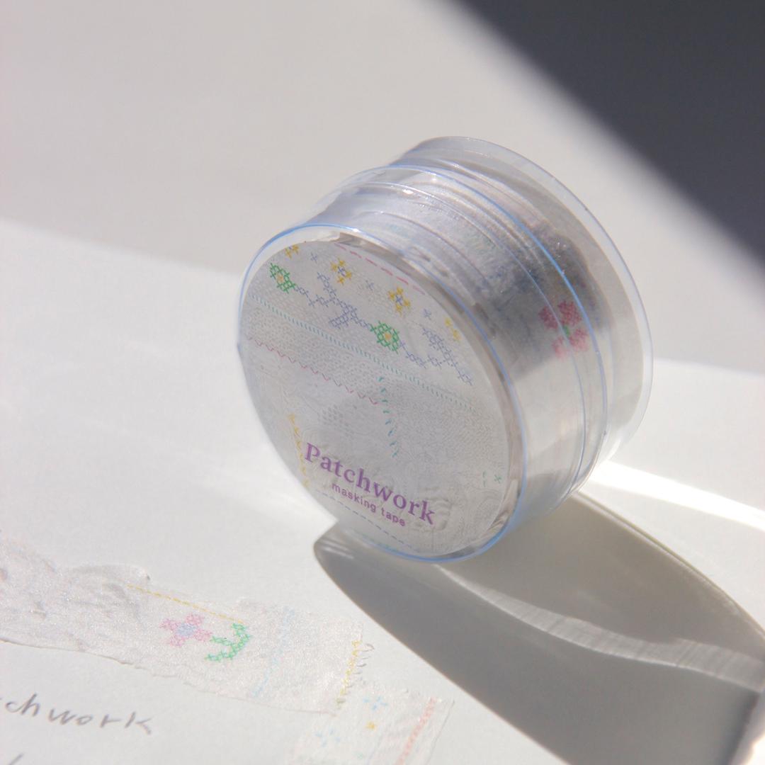 Patchwork Die-cut Masking Tape [White Lace]