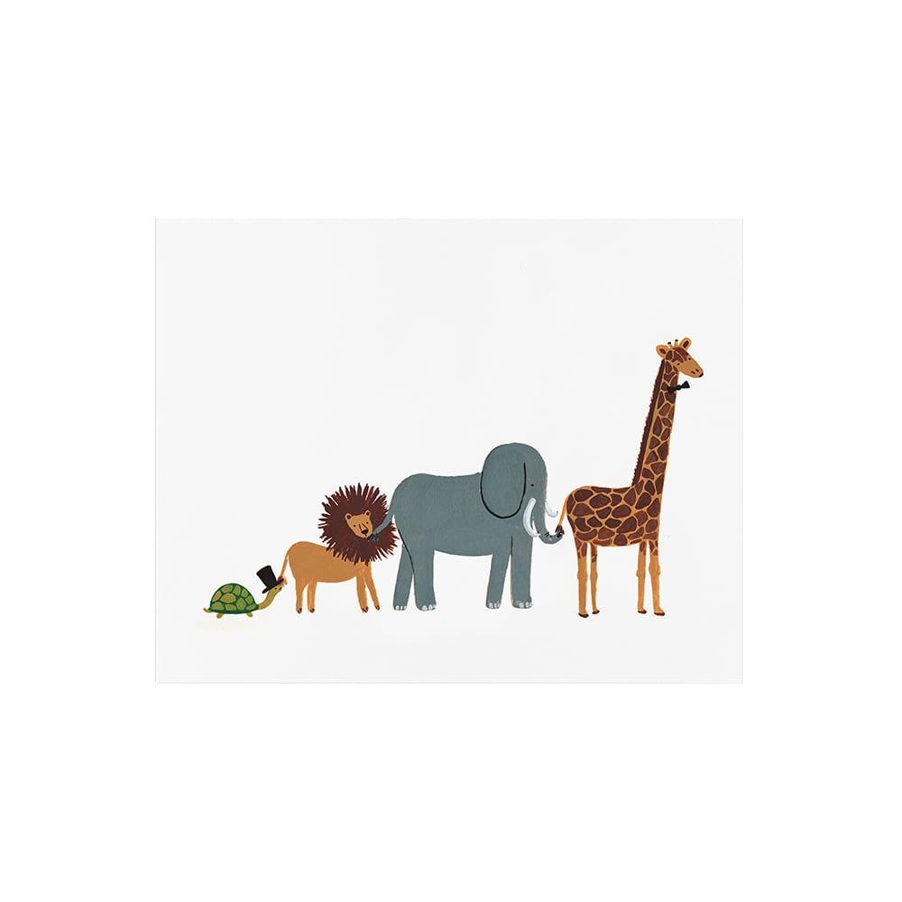 Animal Parade 아트 프린트