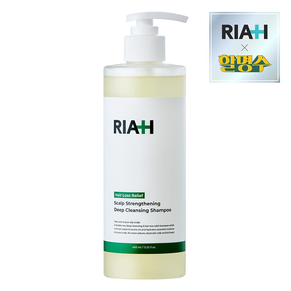 라이아 탈모증상완화 두피코어강화 딥클렌징 샴푸 400ml