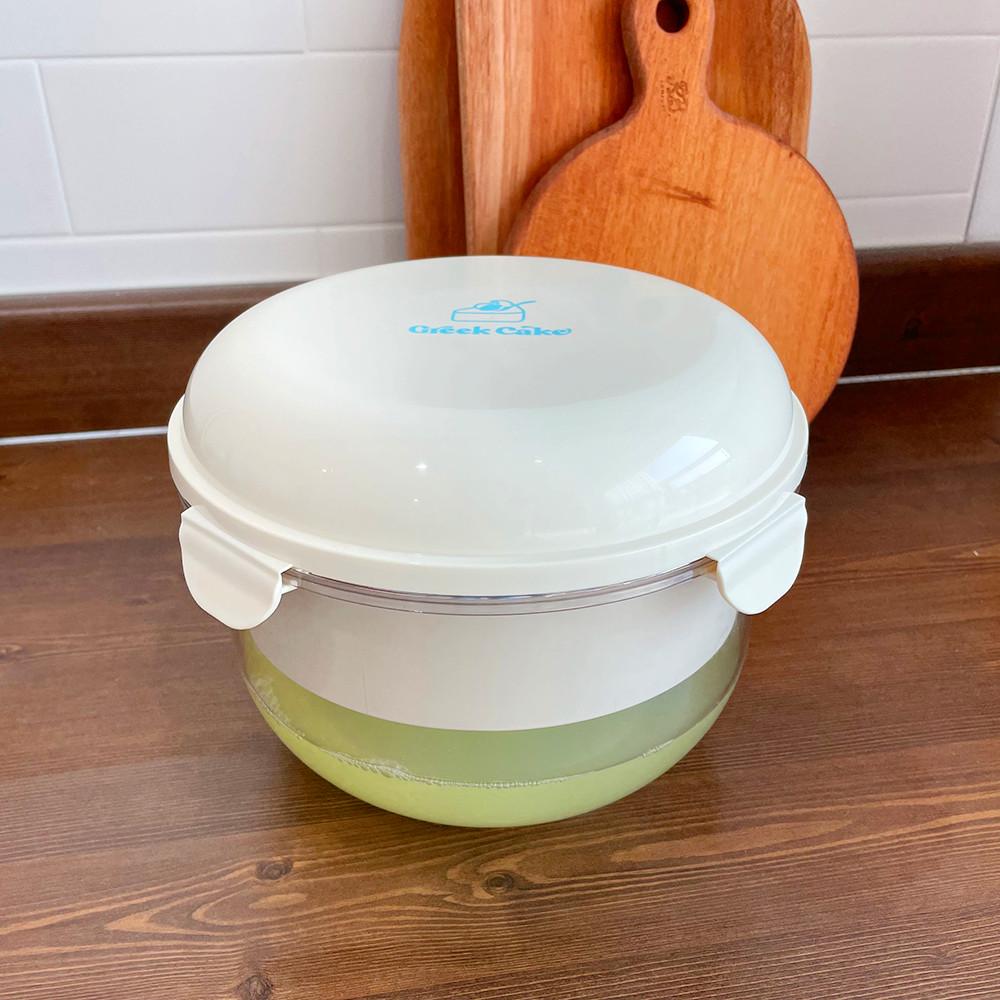 그릭케이크 유청분리기 2.45L 대용량 그릭요거트 메이커 리코타치즈 거름망 제조기 만들기