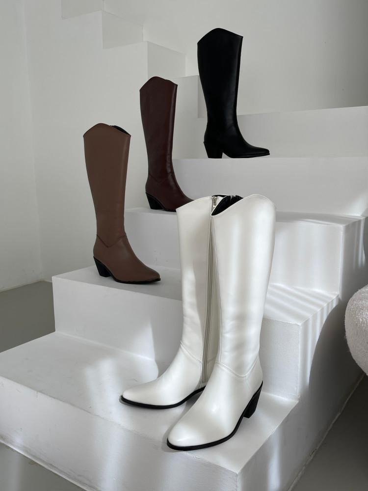 사현 웨스턴 롱 부츠 [225~250]