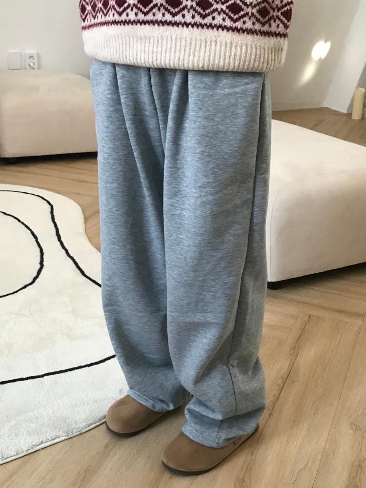 (1+1 DC이벤트,기모 선택)Comfy pants 컴피 와이드 스웻 팬츠 추리닝 바지