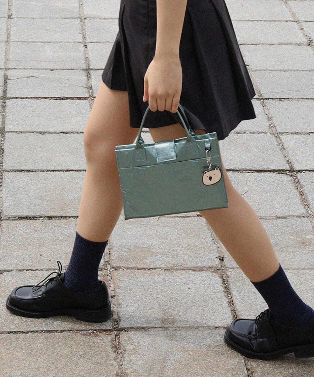 북 메이트 북 커버백 - 그린 (추가 파우치 50% OFF)