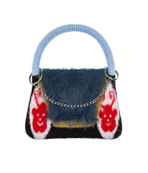Fairy knit shoulder bag_black