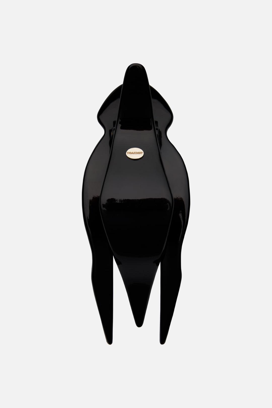 LOGO SILVER CHARM HAIR CLIP