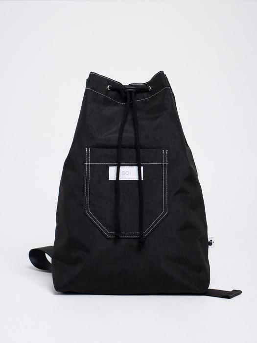 SOI STITCH BAG BLACK