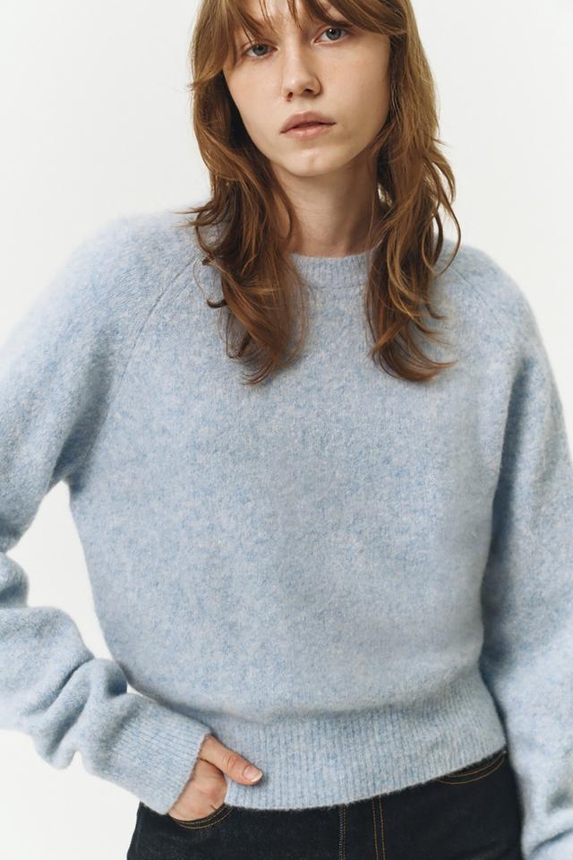 UNISEX SHAGGY DOG SWEATER SOFT BLUE