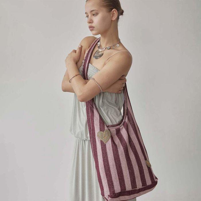 Terry Hobo Bag Berry