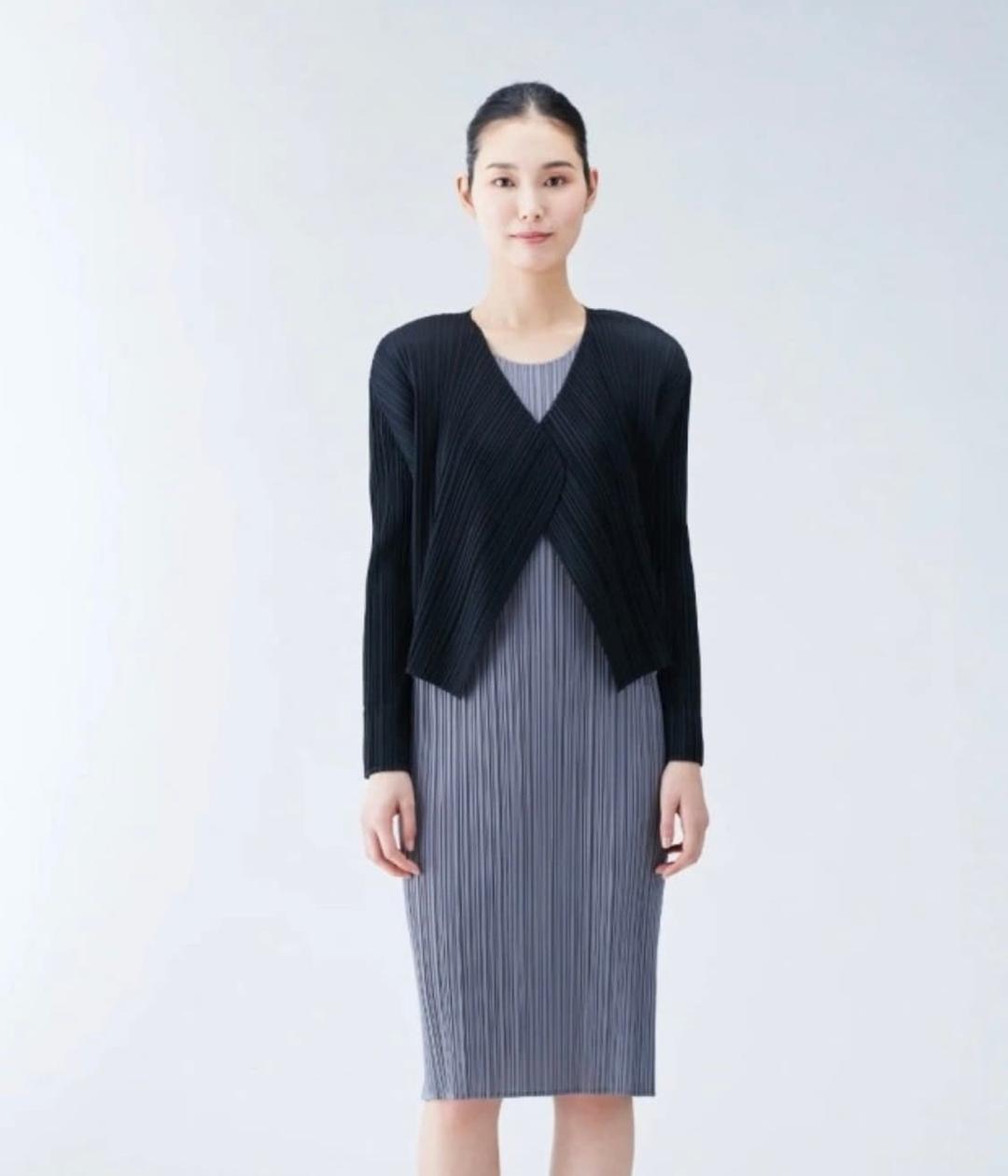 플리츠플리즈 베이직가디건 블랙 5사이즈 새상품 | 후루츠패밀리