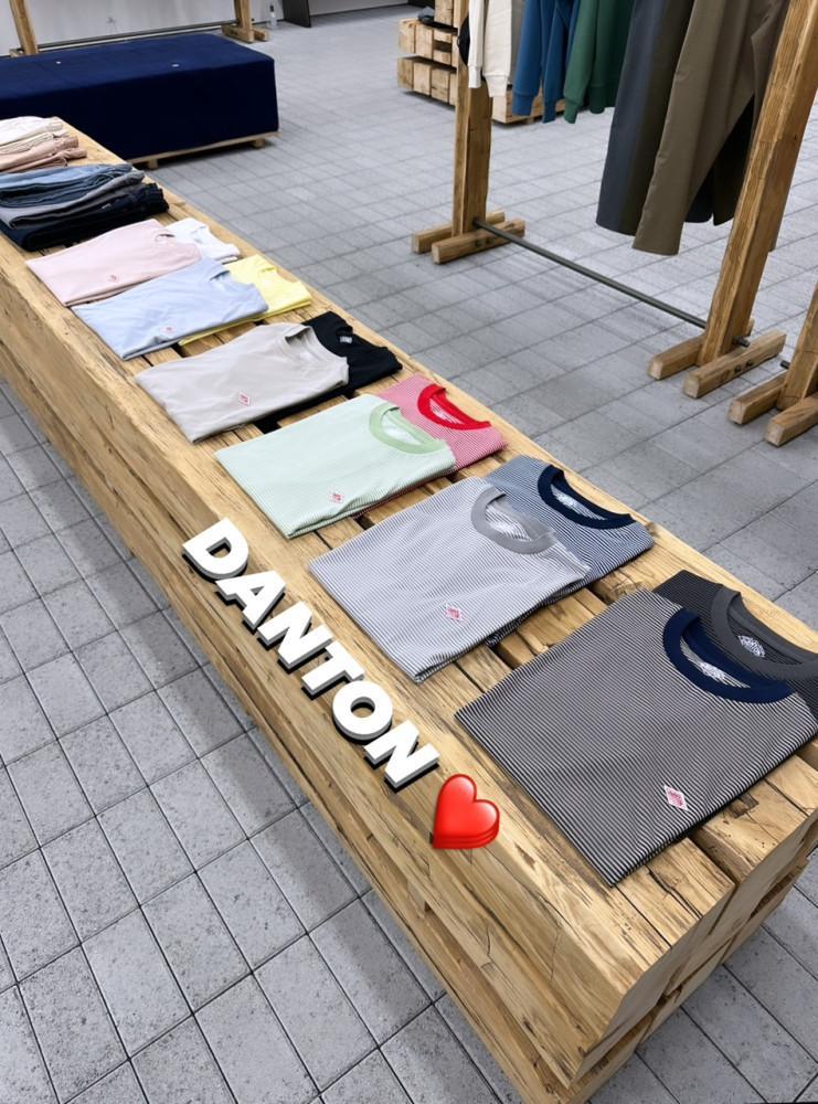 단톤 반팔 티셔츠 12컬러 무지 스트라이프 24SS DANTON SHORT SLEEVE INNER T-SHIRT XS-XXL사이즈