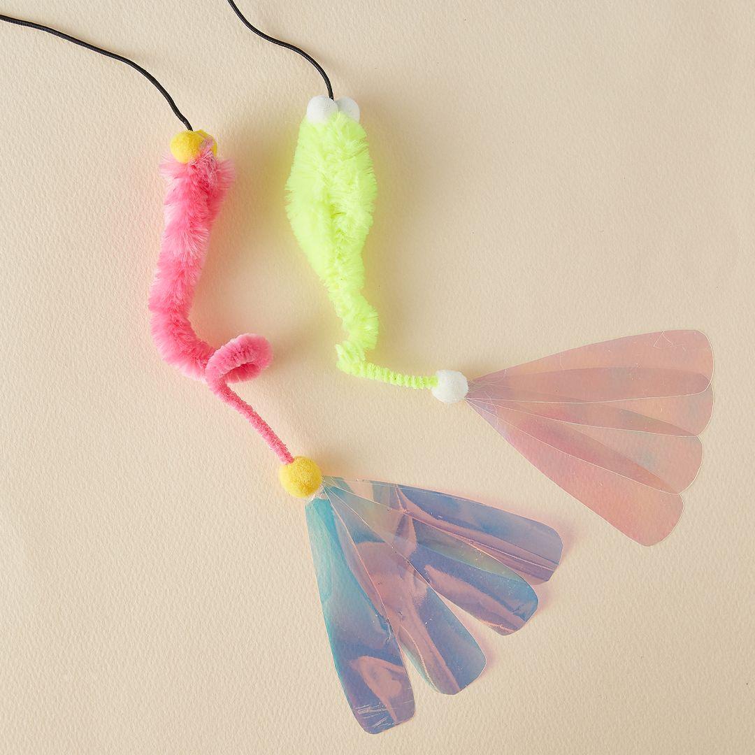 [심쿵펫페어]고양이섬 카샤카샤 라바 네온엘로우/네온핑크